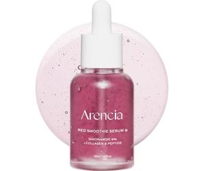 ARENICIa Suero Smoothie de Colágeno Rojo + Péptidos, 8% de niacinamida, vitamina C y vitamina E. Suero reafirmante antiedad para una piel con textura de cristal.