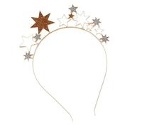 arenmi Diademas de estrellas con purpurina, ajustables, a la moda, para fiestas de cumpleaños, disfraces de cosplay y uso diario