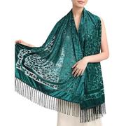 arenmi Elegante chal para mujer para vestido de noche, bufanda ética ligera para invitada de boda o dama de honor