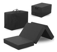 Arensberger Amalia - Colchón plegable para invitados de 120 x 200 cm, 16 cm XXL de espuma de gel NANOCELL®, colchón plegable con bolsa de transporte, colchón para invitados plegable para suelo, niños