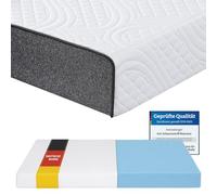 Arensberger Anna NANOCELL® - Colchón de espuma de gel (140 x 200 cm, 13 cm, dureza H3, transpirable, funda extraíble de 240 g/m², lavable hasta 60 °C, colchón enrollable