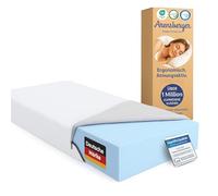 Arensberger Lina - Colchón de espuma de gel de 140 x 200 cm, 11 cm, espuma de gel NANOCELL®, dureza H3, transpirable, funda extraíble de 240 g/m², lavable hasta 60 °C, colchón enrollable