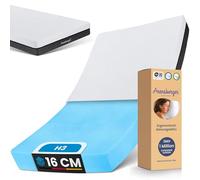 Arensberger NANOCELL® - Colchón de espuma de gel de dureza media H3, funda de 240 g/m², lavable a 60 °C, 160 x 200 cm, certificado Öko-Tex, 160 x 200 cm
