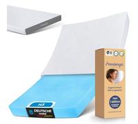 Arensberger Nanocell® Colchón Lina 180 x 200 cm de altura 11 cm - Espuma de gel - Firme Medio H3 - Funda de alta calidad 240 g/m² - Lavable a 60 °C - Colchón de espuma fría 180 x 200 cm