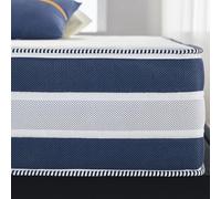 Arensberger RELAXX Colchón de 90 x 200 cm, colchón de Espuma fría con Espuma viscoelástica 3D, Altura ergonómica de 25 cm, dureza Reversible H2/H3, Funda de Espuma de Gel, 90 x 200 cm, colchón