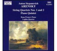 Arensky Anton Stepan - Quartetto Per Archi N.1 Op.11, N.2