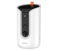 ARENTI Dog Treat Petcam1T Innovadora cámara de vigilancia WiFi para mascotas con dispensador de golosinas incorporado, interacción con mascotas en ausencia