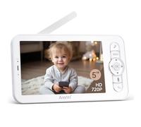 ARENTI Monitor para cámara infantil de 5 pulgadas, 720P, inalámbrico, recordatorio de comer, detección de movimiento/llanto, compatible con cámara para niños BABY12 (B0CMQPX7KW