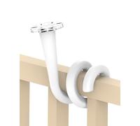ARENTI Soporte Flexible para Cámara Vigilancia Bebé, Soporte Ajustable para Cuna, Compatible con Monitor de Vigilabebés AInanny B2, D3 y A4 (Blanco)