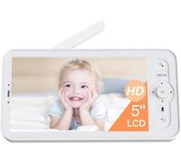 ARENTI Vigilabebés de Cámara con Monitor, El Monitor de Audio 720P Funciona con la Cámara para Bebés Ultra HD 2K, Pantalla en Color de 5 Pulgadas, Visión Nocturna, Detección de Ruidos, Sólo Monitor