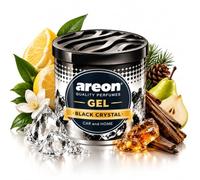 AREON Ambientador de gel CAN fragancia de imagen, frasco aromático, ambientador fresco (cristal negro)