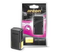 AREON Ambientador para coche, antitabaco, con clip para rejilla de ventilación, difusor de botella de perfume de vidrio líquido, recargable, mini soporte de larga duración, 8 ml, paquete de 1