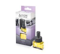 AREON Ambientador para coche con difusor de vidrio líquido de 8 ml, color plateado