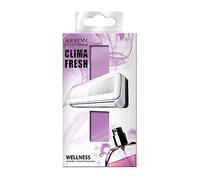 Areon Clima Fresh Ambientador Casa Bienestar Púrpura Aire Acondicionado Original Perfume Hogar Salón Habitación Oficina Tienda Duradero Moderno Olor ( Wellness Pack de 6 )
