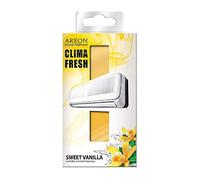 Areon Clima Fresh Ambientador Dulce Vainilla Casa Aire Acondicionado Original Olor Amarillo Hogar Salón Oficina Tienda (Sweet Vanilla Pack de 1)