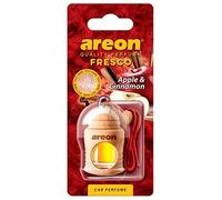 Areon Fresco Ambientador Canela Manzana Coche Olor Fruit Colgante Rojo (Pack de 3)