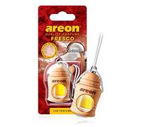 Areon Fresco Ambientador Coche Coco Casa Olor Fruit Tropical Perfume Liquido Botella Madera Colgante Blanco Oficina 3D 4ml ( Coconut Pack de 1 )