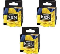 Areon Fresco Ambientador Hogar Vainilla Mia Coche Casa Aire Olor Dulce Lata Debajo Asiento Perfume Original Azul 3D ( Vanilla Mia Pack de 1 )