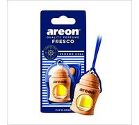AREON Fresco Verano Azul - Ambientador colgante en botella para coche y hogar