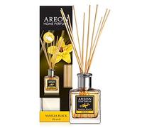 Areon Home Perfume - Difusor de varillas de 150 ml, color negro vainilla + 10 varillas de ratán