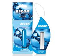 AREON Liquido Ambientador Coche Colgante Oxígeno Olor Perfume Mini Colgar Azul Retrovisor Casa Oficina 3D 5ml (Oxygen Pack de 1)