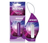 AREON Liquido Ambientador Coche Fiesta Olor Casa Perfume Mini Colgar Colgante Púrpura Retrovisor Oficina 3D 5ml (Party Pack de 1)