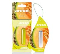 AREON Liquido Ambientador Coche Melón Olor Fruit Casa Perfume Mini Colgar Colgante Verde Retrovisor Oficina 3D 5ml (Melon Pack de 3)
