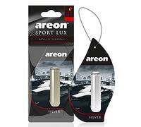 Areon Ambientador líquido para coche Plata 3D Mini colgante negro 5 ml Pack de 1