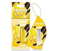 AREON Liquido Ambientador Vainilla Coche Perfume Casa Olor Mini Colgar Colgante Amarillo Retrovisor Oficina 3D 5ml (Vanilla Pack de 1)