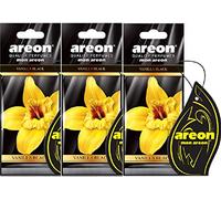 Areon – Ambientador para coche Mon – Aroma de vainilla – Colgante negro