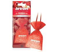 Areon Pearls Ambientadores para coche con aroma a manzana y canela (3 unidades)
