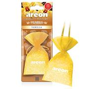 Areon Pearls Car Air - Ambientadores de aroma a vainilla de calidad, aroma a oficina en casa (paquete de 3)