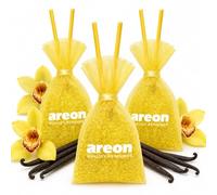 AREON Pearls I - Ambientador colgante para coche y hogar (3 unidades), color negro