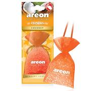 Areon Pearls I Ambientador colgante para coche y hogar, perfume de calidad, coco (paquete de 3)
