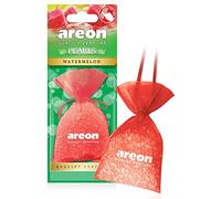 AREON Pearls I - Ambientador colgante para coche y hogar, perfume de calidad I sandía (paquete de 3)