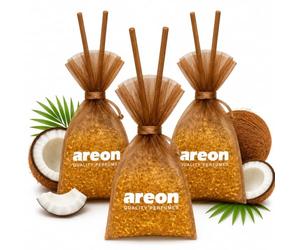 Areon Pearls I Car & Home - Ambientadores para colgar (3 unidades), diseño de coco