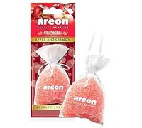 AREON Perlas I Car & Home - Ambientador para colgar en coche y casa, aroma de manzana y canela (paquete de 3)
