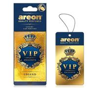 AREON- VIP - Ambientador de cartón colgante para coche, hogar y oficina - Ambientador de perfume de colonia premium para coche con fragancias naturales - Aroma duradero, fresco y lujoso - Diseño elega