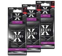 Areon X versión diseño para colgar ambientador para coche, aroma a parte (Pack de 3)