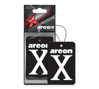 AREON X XV02 El mejor ambientador para coche colgante, adornos colgantes de papel con aroma de cristal negro, aroma de larga duraciσn para el coc