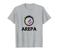 Arepa Tricolor Novedoso diseño artístico Venezuela Camiseta