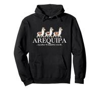 Arequipa Peru Llama Walking Club Vintage Peruvian Souvenir Sudadera con Capucha