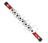 ARES 33011 - Juego de 8 llaves SAE para racores - Llaves de tuerca acampanada de 3/8 pulgadas de 3/8 pulgadas a 7/8 pulgadas - Incluye riel de almacenamiento