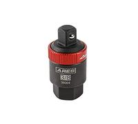 ARES 360043 8 pulgadas adaptador de barra de trinquete Convierte la barra de interruptor o el mango en T deslizante en trinquete mecanismo de trinquete reversible con cuello de interruptor anodizado