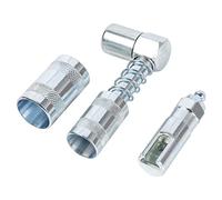 ARES 54017 - Juego de adaptadores de pistola de grasa de 2 piezas de 90 grados - Incluye acoplador de conexión rápida y adaptadores de estilo deslizante de conexión rápida
