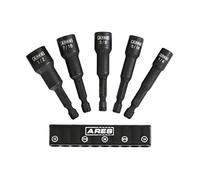 ARES 70028 | Juego de destornilladores magnéticos de impacto SAE | Juego de tuercas de grado de impacto de 2 1/2 pulgadas con imán de fuerza industrial