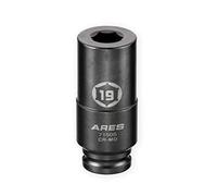 ARES 71505 - Enchufe equilibrador armónico de 19 mm | Diseño con contrapeso profundo | Mayor par para pernos de manivela Stubborn