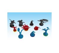 Ares Games Anillos de plástico de colores War of The Ring - Expansiones (más de 65 piezas)