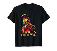 Ares God of War Mitología Griega Antigua Guerrero Espartano Camiseta