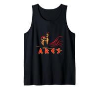 Ares Mighty Warrior Olympian God of War Mitología Griega Camiseta sin Mangas
